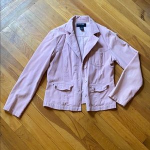 Outer Edge Pink corduroy jacket